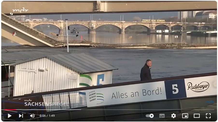 Die Lage an der Carolabrcke alle Entwicklungen per Web
