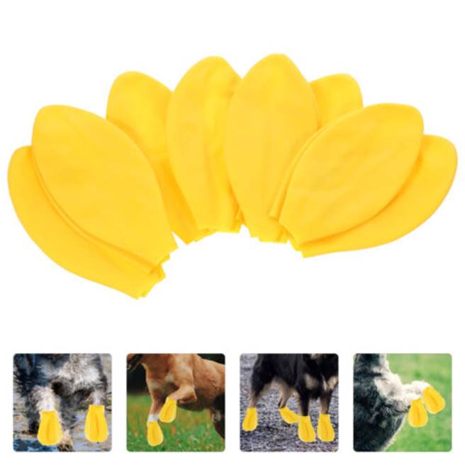 8 Pcs Hundeschuhe Wasserdichte Überschuhe Für Haustiere Dog Shoes Sanft - Bild 4 von 13