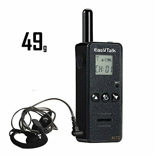 EasyTalk-Mini-Walkie-Talkie-Funkgeraet-M2D-PMR-446-UHF-400-520MHz-128-Kanaele-Hand