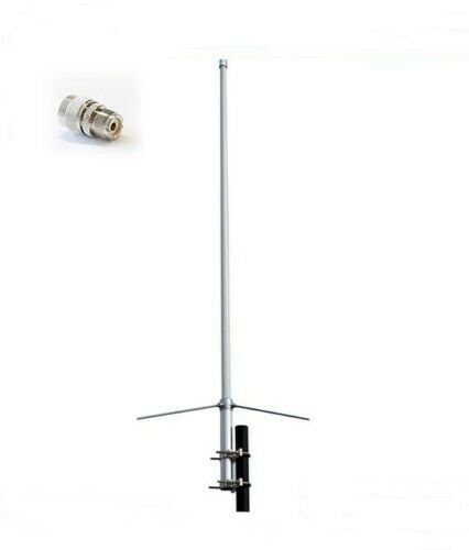 MAAS-X-30-PL-2m-70cm-Dualband-Groundplane-Glasfiber-Laenge-130cm-mit-PL-Adapter