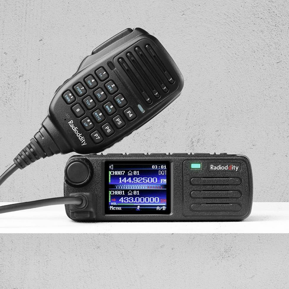 Bild 11 - Radioddity DB25-D Dual Band DMR Mobil-Funkgert 20W V/UHF Digitaler Transceiver