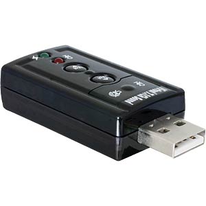 Soundkarte, extern, Adapter, USB 2.0, 3.5 mm DELOCK 61645
