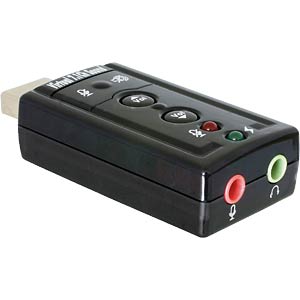 Soundkarte, extern, Adapter, USB 2.0, 3.5 mm DELOCK 61645