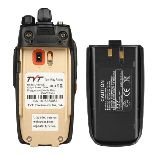 TYT-UV8000E-2m-70cm-HP-lt-10W-gt-CorssBand-128CH-Transceiver-Hand-Funkgeraet-3600mAh