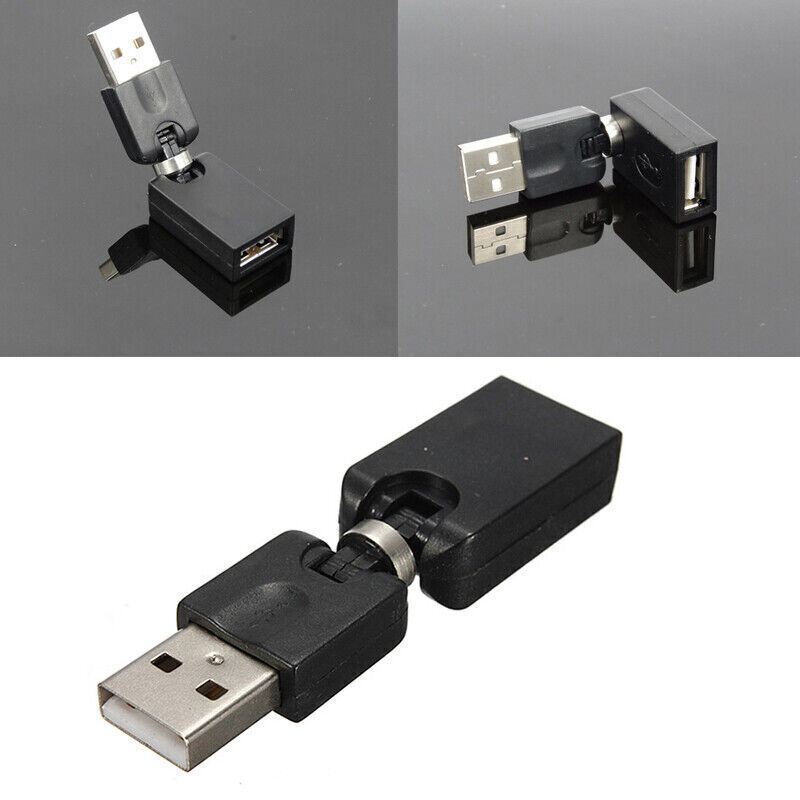 USB Winkeladapter A Stecker A Buchse Kupplung 360 New Gelenk M5 drehbar Hot R5 - Bild 1 von 12