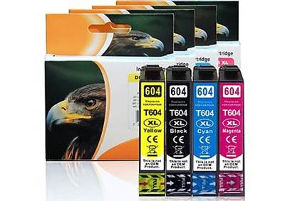 D&C Kompatibel 4er Set Epson 604XL, C13T10H64010 Druckerpatronen Tinte von D&C Tinten Patronen Set Multipack 4-Farben (Schwarz, Cyan, Magenta, Gelb) (604XL, C13T10H64010)