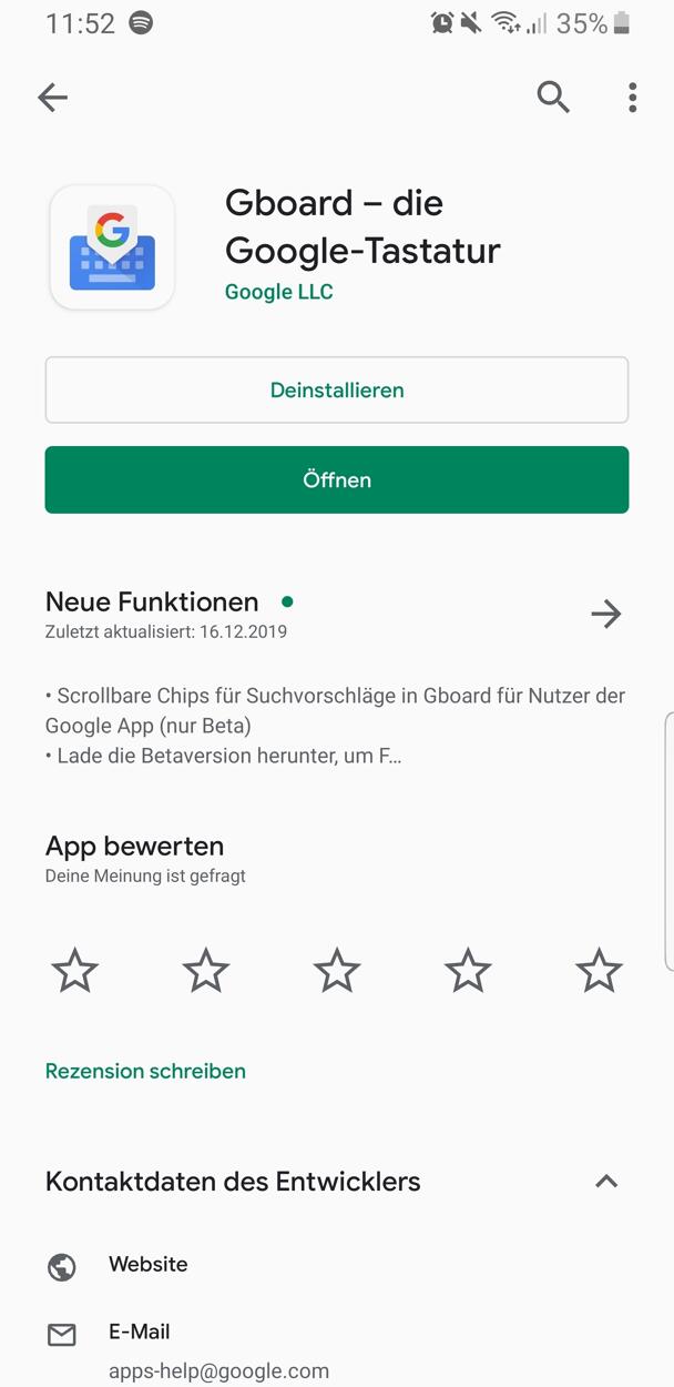 Tastatur-App herunterladen