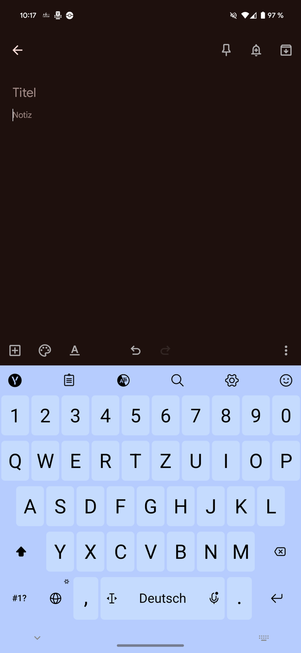 Tastatur wurde gewechselt
