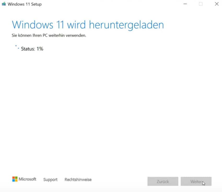 Wondows 11 herunterladen 